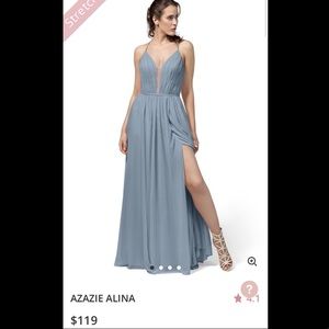 Dusty Blue Azazie Alina